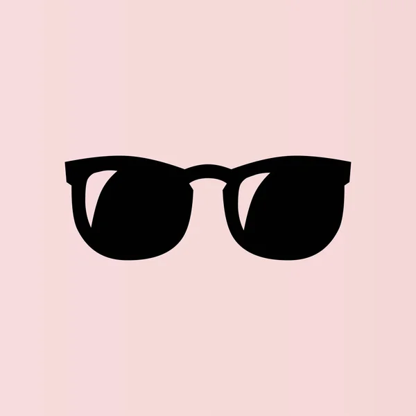 Okulary przeciwsłoneczne płaska ikona — Wektor stockowy
