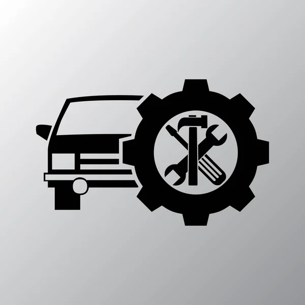 Auto reparatie pictogram — Stockvector