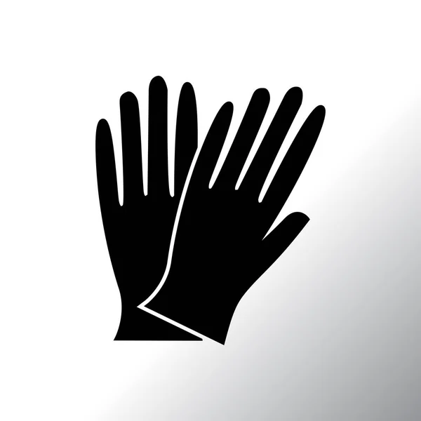 Work gloves icon — Stock Vector