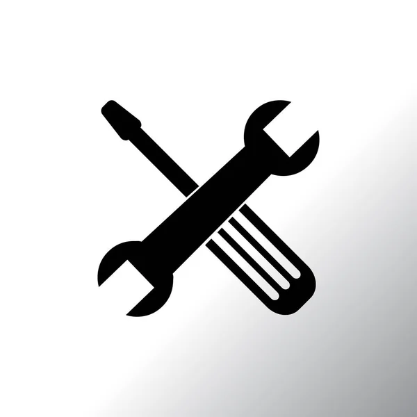 Werkzeuge einfaches Symbol — Stockvektor