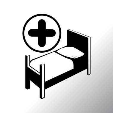 hastane yatak simgesi