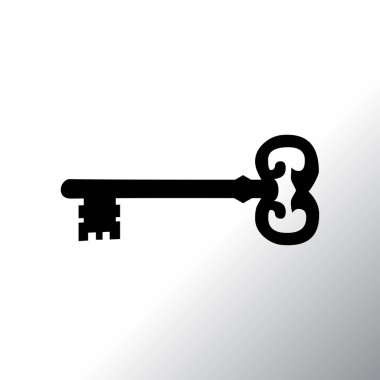 anahtar düz simgesi