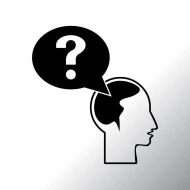 İnsan kafasında soru işareti