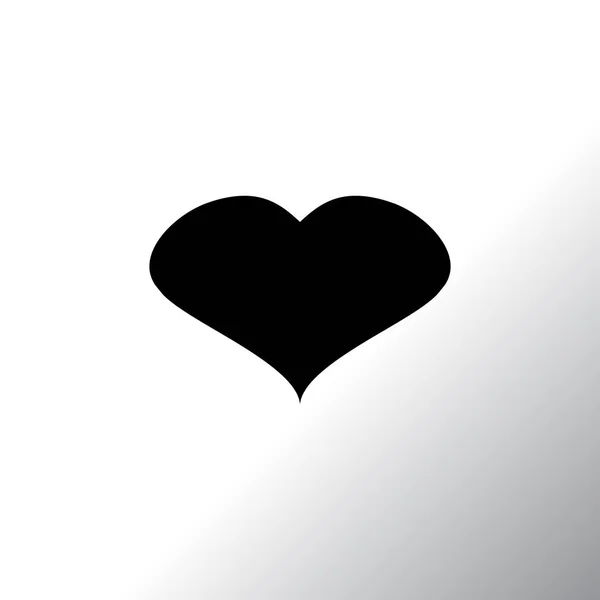 Ploché ikony srdce — Stockový vektor