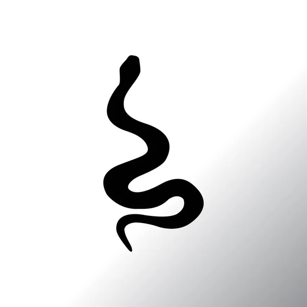 Schlangenflachsymbol — Stockvektor