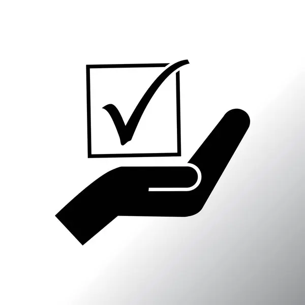 Voting flat icon — Stock Vector