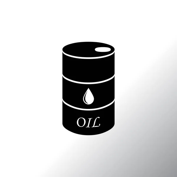 Ícone de barril de óleo — Vetor de Stock