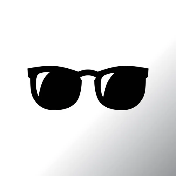 Gafas de sol Icono plano — Vector de stock