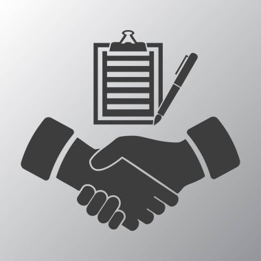 Denetim listesi düz simgesi