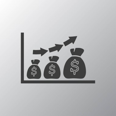Çanta simgeyle grafik
