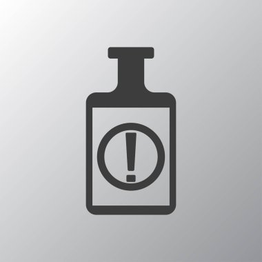 İzole kimya test tüpü