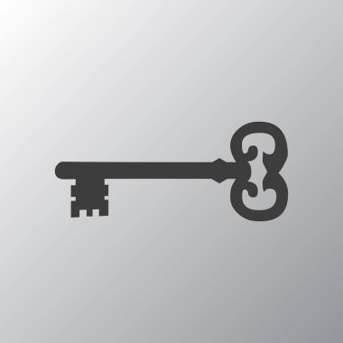 anahtar düz simgesi