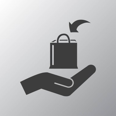 alışveriş çantası simgesi