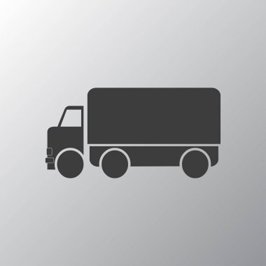 Kamyon Düz Simgesi