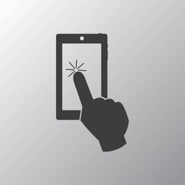 Ah ekran smartphone simgesi