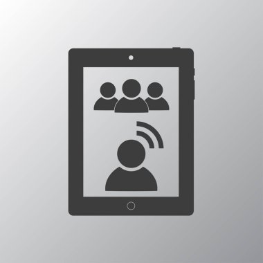 Video konferans simgesi