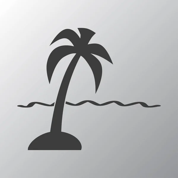 Ikony WWW egzotyczne wyspy — Wektor stockowy