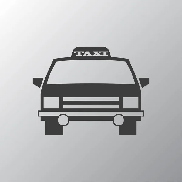 Ikona vozu taxi — Stockový vektor