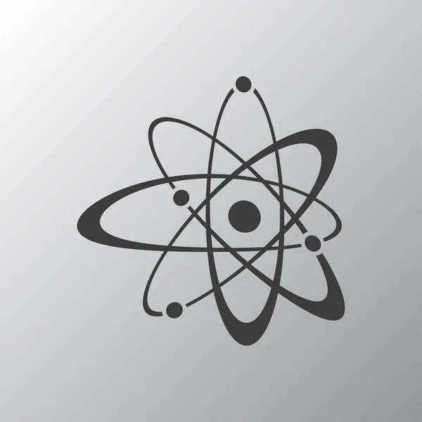 Атом плоских значок — стоковий вектор