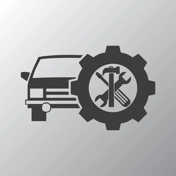 Auto Naprawa płaskie ikona — Wektor stockowy