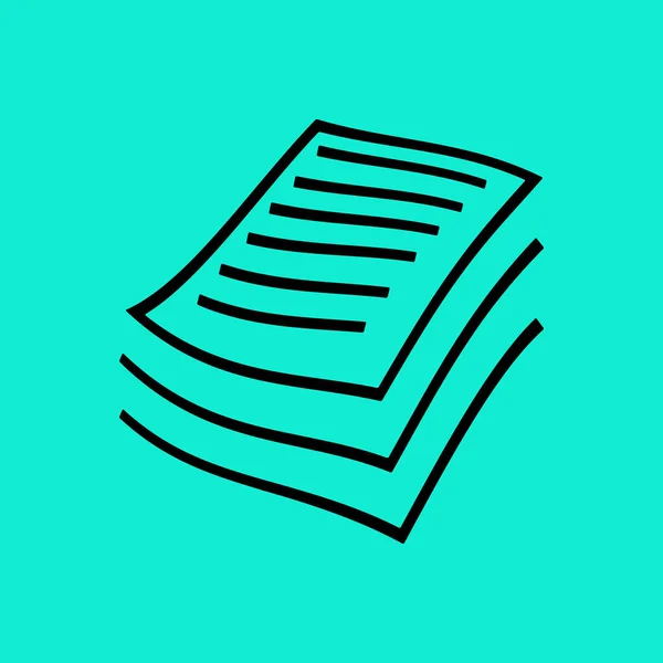 Documento Archivos icono — Vector de stock