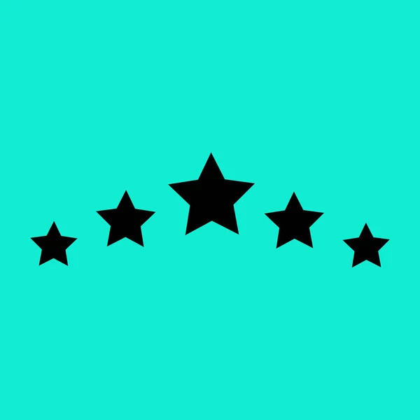 5 csillag ikon — Stock Vector