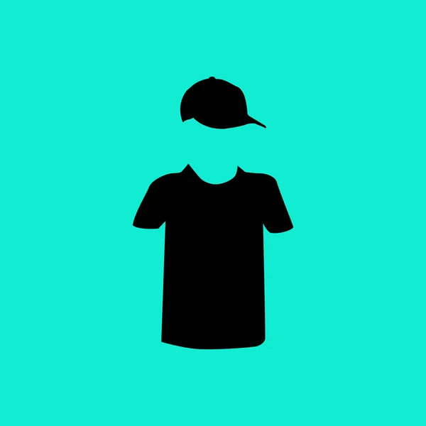 Homme vêtements icône — Image vectorielle