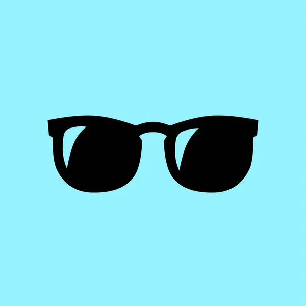 Glasögon spindelväv ikonen — Stock vektor