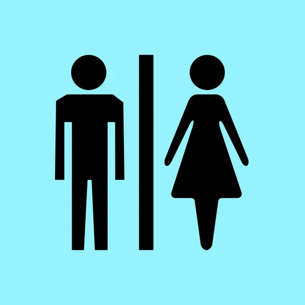 Mężczyzna i kobieta znak ikony — Wektor stockowy