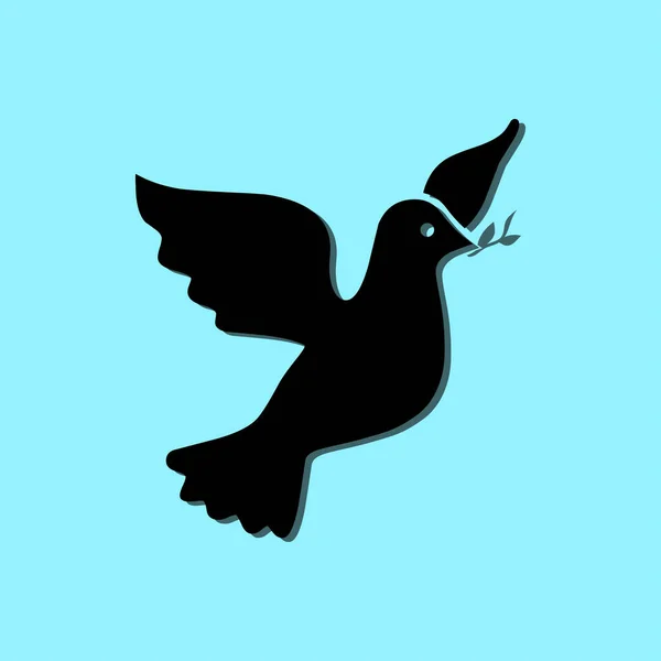 Icône web pigeon — Image vectorielle