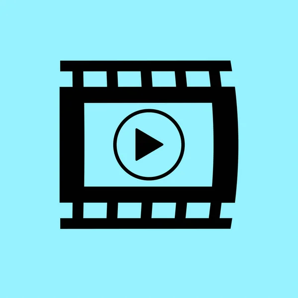 Εικονίδιο βίντεο web — Διανυσματικό Αρχείο