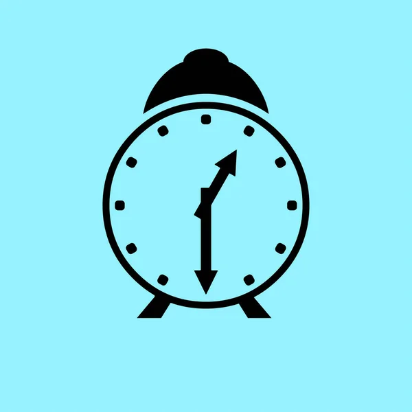 Icono del reloj despertador — Vector de stock