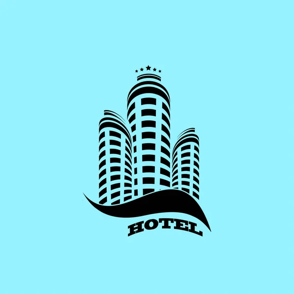 Ícone web hotel —  Vetores de Stock