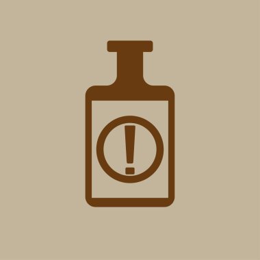 İzole kimya test tüpü