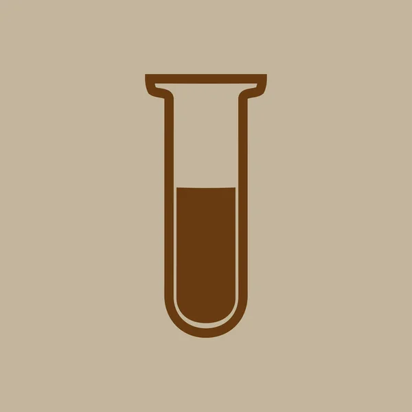 Test tube icon — Stock Vector