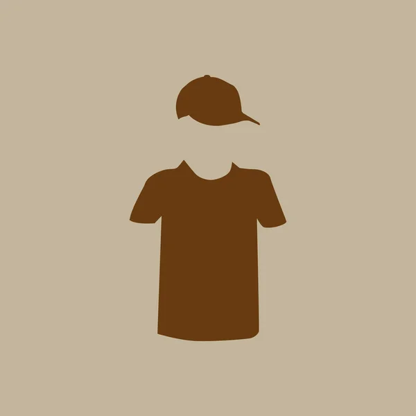 Man clothes icon — Stock Vector