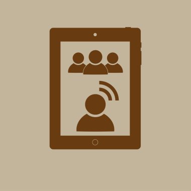 Video konferans simgesi