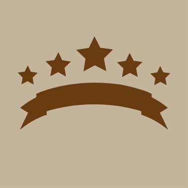 beş yıldız simgesi