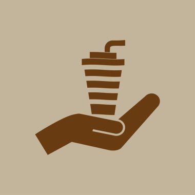 hasır bir simgeyle Kupası