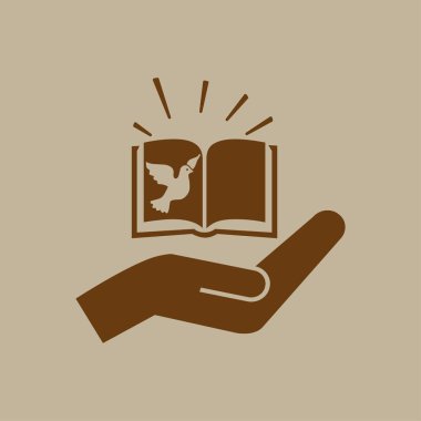 İncil kitap el simgesi