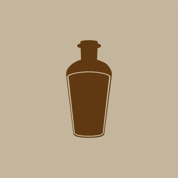 Płaska ikona butelki — Wektor stockowy