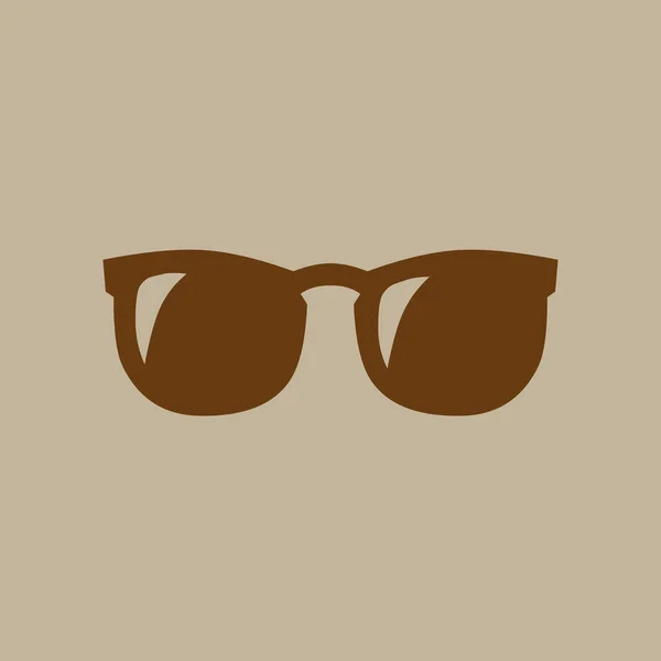 Glasses flat Icon — Stock Vector