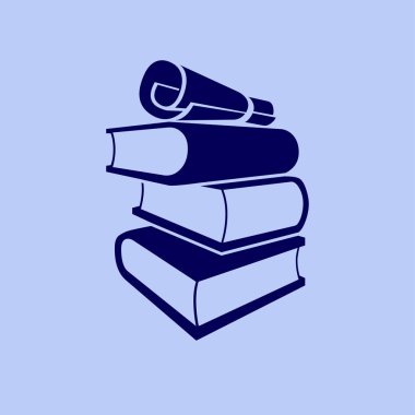 Eğitim düz simgesi