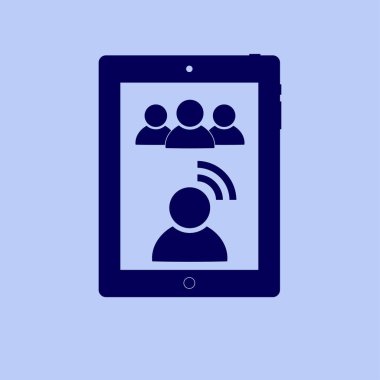 Video konferans simgesi