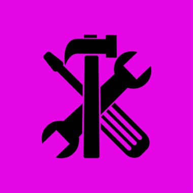 onarım düz simgesi