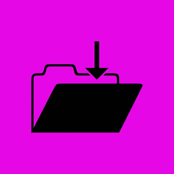 Ordner Flat Icon — Stockvektor