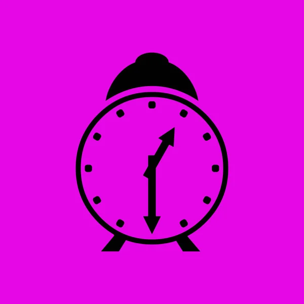 Icono del reloj despertador — Vector de stock