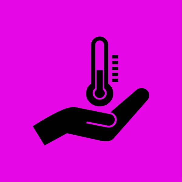 Płaski ikonę termometr — Wektor stockowy