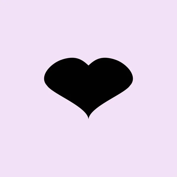 Heart flat icon — Stock Vector