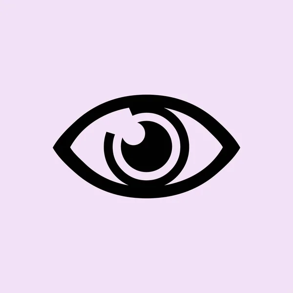 Augenzeichen-Symbol — Stockvektor